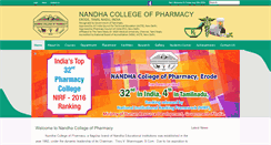 Desktop Screenshot of nandhapharmacy.org